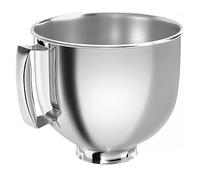 Tazón For Mezclar De Acero Inoxidable De Repuesto De 5 Cuartos, Compatible Con KitchenAid, For Batidoras Con Base Inclinables Artesanales Y Clásicas, Con Mango, 304 De Grado Alimenticio