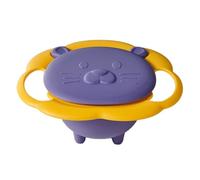 Tazón Giroscópico para Niños - Tazón Rotatorio para Niños, 1 pieza de plato a prueba de derrames de 360°, diseño equilibrado antideslizante | Plato para Niñas, Comidas Seguras Divertidas,