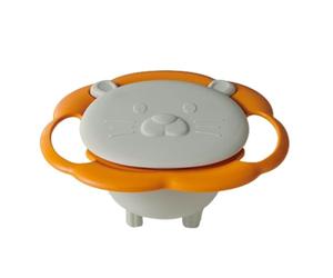 Tazón giroscópico resistente a derrames: giratorio antiderrames | plato giratorio para niños pequeños, diseño de gravedad inteligente y resistente | Rendimiento de ingeniería equilibrado y ún