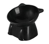 Tazón para gatos más alto, plato inclinado para comida para gatos, fácil de comer, plato de agua para comida para gatos, cuenco de comida para mascotas con cuenco alto antideslizante para evitar la