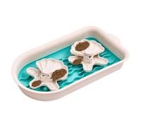 Tazón para Perros Alimentador Lento - Cat Bowl Doble Lento - Puzzle Anti -asidero Tazones de Comida para Perros para pequeños Gatos medianos Perros Mascotas tazón para Perros alimentador Lento