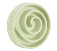 Tazón para Perros, Hinchazón de PP Razonable de Parada Interactiva Hilo Interactivo Tazón de Alimentación Lenta para Evitar Coser para Suministros para Mascotas para Perros Pequeños de Tamaño (Green)
