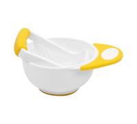 Tazón Para Puré De Alimentos: Plato De Alimentación Para Bebés, Triturador | De Cocina, Trituradora De Frutas Y Verduras Con Varilla De Molienda, Herramienta Ergonómica Antideslizante Para Servir
