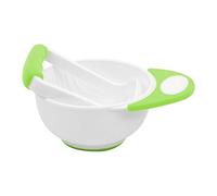 Tazón Para Puré De Alimentos: Tazón Para Comida Infantil, Triturador De Refrigerios, Molinillo Manual, Recetas Saludables De Frutas Y Verduras, Plato Para Servir De Fácil Agarre Antiescaldado P