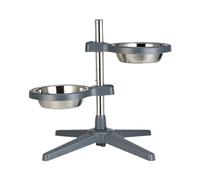 Tazones De Alimentación De Mascotas - 15 ° Alimentadores Más Lentos Inclinados | Alturas Mascotas Ajustables De Alimentación, Tazón De Digestión Anti-triunfo, Soporte De Marco De Metal, Alimentos De C