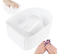 Tazones de botín de arte de uñas - Tazón de spa Manicure | Bols Drawing Hands | Bosl de -Pepresentante con disolución para esmalte de uñas | Tazones de manucleur con polvo de remojo, desespa