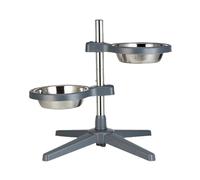 Tazones de comederos para mascotas - cuencos para perros dobles elevados, tazón para perros alto | Tazón de comida de acero inoxidable, tazón para gatos, tazón de estante antipuntas, tazón para perros