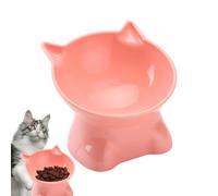Tazones de Comida para Gatos Inclinados - Cuenco de Gatos con Deslizamiento y sin Deslizamiento y Alto, confiable | Cuenco de Comida para Gatos con Oblicua para Gatos en casa y Cocina