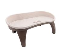 Tazones de Comida para Perros Elevados de Pie, Bandeja Elevada de Alimentación de Mascotas Tazón para Perros Elevado Propiedad de la Columna Vertebral para Mascotas Medianas de