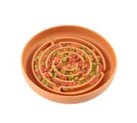 Tazones de perros de alimentación lenta, tazón de perro de alimentación lenta | Puzzle Feeder Silicone Maze Dog Bowl | Juguetes interactivos anti-ascenso con taza de succión reduce el aburrimiento par