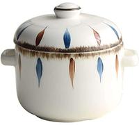 Tazones de sopa de tazón de fideos, Tazones de ramen de cerámica, Tazones grandes for servir ensaladas, Tazones de sopa de cebolla y tapa, Tazón de cerámica de 500 ml, Apto for microondas y horno, 13.