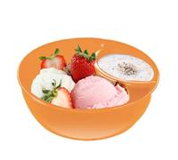 Tazones Inteligentes Y Divididos | Plato De Servicio De Cereales Dividido Anti-Soggy | Plato De Bocadillo Apilable Con Sección De Remojo Integrada | Cuencos De Galletas Versátiles, Bandejas De Remojo