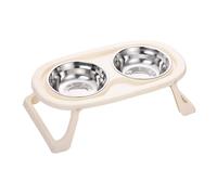 Tazones para gatos altos - Plaber para gatos con altura ajustable de alta altura, Tazón de comida antisalpicaduras Suministros para mascotas de c Más conveniencia: Nuestro dompagnie para las casas de