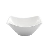 Tazones para Mezclar Cuenco cuadrado de cerámica blanca pura, cuenco for ensalada de frutas y avena for el hogar, cuenco ligero de verduras de lujo adecuado for frutas, sopa, Pasta Ensaladera Frutero