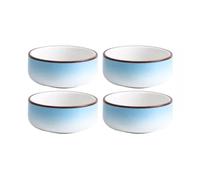 Tazones para salsa Cuenco for aperitivos y postres, plato comercial de cerámica for Hotel, cuenco for salsa for condimentar, plato exquisito for aperitivos Tazas de Salsa(Blue)
