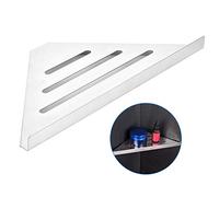 Tazones Triangulares de Acero Inoxidable: Tazones Cubiertos para Baños, Gran Capacidad Que Retumba la Ducha para Ducha o Cocina y Práctica 1 Baño - Esquina + Bolso de Tornillo, Adecuado para Uso en