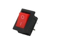 TAZYYZUU 10 unids/Lote KCD11 2 Pines 10x15mm Interruptor de botón SPST 3A 250V AC basculante Encendido/Apagado a presión for Barco(2pin White White)