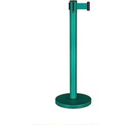 TAZYYZUU Poste de Poste Control multitudes Barrera cinturón retráctil Barandilla Postes Valla Aislamiento Alta Resistencia Seguridad for Suministros Fiesta(2m)