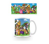 Super Mario Personajes Taza Cerámica Para Café Té En Caja Oficial Multicolor