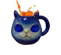Tazza Da Caffè - Tazza Da Caffè Per Amanti Dei Gatti | Tè A Forma Di Gatto In Resina Mineral E 100 Ml | Tazze Resistenti Al Calore Con Manico Ergonomico Per Moglie, Fidanzata, Sorella