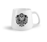 Tazza in ceramica per casa e ufficio simbolo del drago vichingo （14oz/400ml） Il regalo ideale per la colazione, matrimoni, compleanni, regali per donne, festa del papà, mamma, ragazze, ragazzi