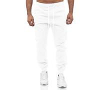 Tazzio Pantalones cargo para hombre, pantalones chinos, corte regular, 16610, Blanco, XS