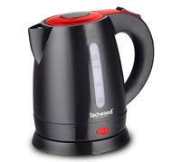 TB-1035 - Hervidor eléctrico Techwood (1 L), color negro y rojo