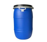 TB Thayba, Bidón Industrial de Plástico con Tapa, 60 L, Azul (65 litros Asas)