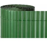 TB Thayba Cañizo PVC Doble Cara, 300 x 100 cm, 1400gr, Marrón, Alta Durabilidad para Jardín y Terraza (Verde, 1.50x3)