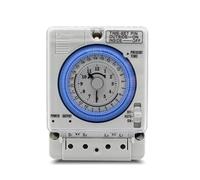TB35 TB388 TB35N Memoria de fallo de energía 100-240V temporizador mecánico interruptor de tiempo de carril Din con 96 veces de apagado/encendido rango de configuración de tiempo 15 Min 1 Uds