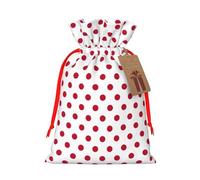 TBABMDPDM Bolsas de regalo de Navidad con estampado de bandera japonesa, bolsas de arpillera con cordón, varios tamaños para recuerdos de fiesta