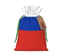 TBABMDPDM Bolsas de regalo de Navidad con estampado de bandera rusa, bolsas de arpillera con cordón, varios tamaños para recuerdos de fiesta