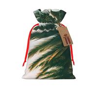 TBABMDPDM Bolsas de regalo de Navidad con estampado de palmeras de Los Ángeles, bolsas de arpillera con cordón, varios tamaños para recuerdos de fiesta
