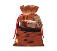TBABMDPDM Mars Planet - Bolsas de regalo de Navidad con cordón, varios tamaños para regalos de fiesta