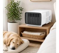 TBANVOO 3000BTU Aire Acondicionado Portátil, 280W Bajo Consumo, Enfría, Ventila y Deshumidifica, Pantalla Táctil Inalámbrica, Ultra-Silencioso para Caravana, Camping y Estudio de Cocina