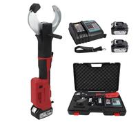 TBANVOO Cortacables 18V, Cortaalambres Hidráulico y Eléctrico 80KN para Cables Máx. Diám. 85mm, Cizallas Hidráulicas Inalámbricas con Pantalla LED Integrada