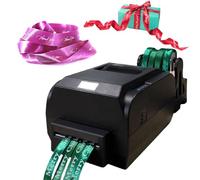 TBANVOO Máquina De Impresión para Cintas De Rascón Impresora Digital De Cintas, Impresora De Etiquetas 150mm/S Máquina De Impresión por Estampación, Compatible con 50+ Idiomas,Four