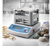 TBANVOO Probador de Oro Electrónico Digital, una Máquina Analizadora de Pureza de Precisión y Densímetro para Oro, Plata, Platino, Paladio, con Precisión de 0.001g/cm³ y Lectura Rápida MH-300A