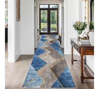 TBATM Caminos De Alfombra Lavables para Pasillos Largos, Alfombras Verdes para Pasillos, Entrada, Lavandería, Cocina, Al Lado De La Cama, Entrada De Dormitorio, Sala De Estar.,C,40x500cm/16x197 in