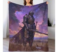 TBDUEPS Manta cómoda de Caballero bajo un Cielo Estrellado, Suave y Gruesa, para Cama, Coche, Familia, 200 x 230 cm