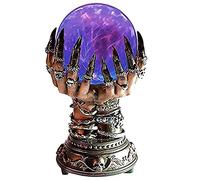 TBEONE Bola de cristal celestial de bruja de Halloween con efecto mágico intermitente