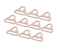 Tbest 10 Hebillas de Aleación de Zinc de 38 Mm para Cinturones, Correas de Equipaje, Collares para Mascotas, Manualidades DIY, Oro Claro, Plata, Negro (Oro Rosa)