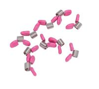 Tbest 10 Tapones de Cuentas, Abrazaderas para Enhebrar, Resortes para Hacer Joyas con Dedo de Goma para Ensartar Cuentas, Tapón de, Tapón de Resorte B para el Extremo Diseñado de Cada Cuenta