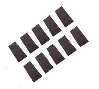 Tbest 10 Uds Barreras contra Inundaciones sin Bolsas de Presa de Poliéster 9,8x19,7 Pulgadas Reutilizables para Puerta de Garaje de Sótano Gris (BROWN)