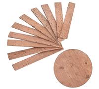 Tbest 10 unids/set clarinete cuello articulación corcho hoja instrumentos reparación accesorios corcho natural clarinete partes 81 x 11 x 2 mm