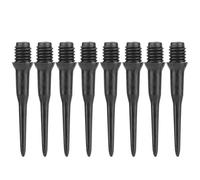 Tbest 100 Uds Puntas Suaves de Dardos Juego de Repuesto de Puntas de Dardos de Rosca de 4,5mm Accesorios de de Suaves para Electrónicos (Black)