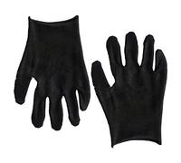 Tbest 12 Pares de de Algodón Negros para Trabajo en Fábrica de Joyería, de Algodón de Poliéster Engrosados Que Absorben el Sudor, Cómodos y Transpirables para Construcción de Ciclismo Al Aire