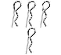 Tbest 16 Piezas de Clips de Cuerpo RC, Carcasa de Cuerpo en Forma de R, Clips de pasadores en R doblados, Piezas de Repuesto aptas para HS 18301 18302 18311 18312 1/18 Coche RC