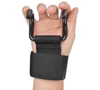 Tbest 2 Ganchos para Levantamiento de Pesas, Correas de Agarre de Gimnasio con Soporte para Muñeca para Entrenamiento, Equipo de Fitness para Ejercicios con Barra y Mancuernas (gancho de elevación)