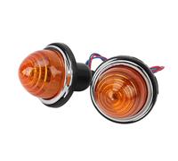 Tbest 2 Luces de Freno Traseras de 2.835 in LPB630 DC12 V de Repuesto para Lámpara Trasera Clásica Mini Morris Minor Traveller ABS Metal de Alta Resistencia a la Intemperie (YELLOW)